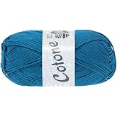 LANA GROSSA Cotone Basic Cotton Yarn Hand Knitting Yarn Made of 100% Cotton 50 g Wool for Knitting and Crocheting 125 m Yarn FB 91