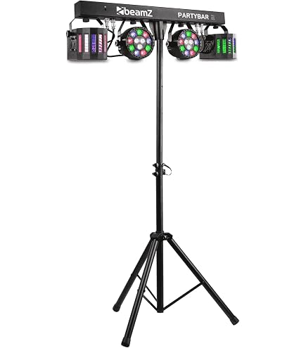 BeamZ BUV93 – Barra LED A Luce Nera Con 8 LED UV Da 3 W, Plug & Play Per Discoteca E Effetti Speciali