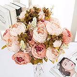 Cada paquete contiene 1 piezas de flores de peonía artificial (sin incluir las botellas), que puede comprar como desee.