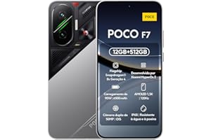 XIAOMI POCO F7 - Smartphone de 12+512GB, Cámara Sony de 50 MP con OIS, Pantalla AMOLED de 6,83'' 1.5K a 120Hz, Snapdragon 8s Gen 4, Hypercharge 90W, Cargador no Incluido, Plata (Versión ES)