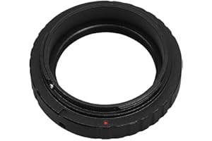 SUPERTOOL T-Ring-Adapter aus Aluminiumlegierung, universeller T2-Objektiv-Adapterring, passend für Canon DSLR EOS (M42 x 0,75 Pitch)