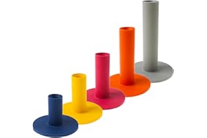 ECADDIE Rubber Golf Tees - Suitable for Driving Range Mats, Practice Mats & Winter Mats - Indoor & Outdoor Use