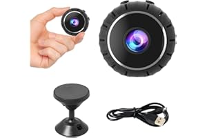 GBULTR 3cm Mini Spy Camera WiFi Wireless 1080P HD Hidden Camera with Audio Video Recording Motion Detection Night Vision Small Camera for Home Security Office Indoor Monitoring Portable Hidden Cam