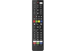 Superior Electronics Pilot zdalnego sterowania do wszystkich telewizorów HISENSE gotowy do użycia bez programowania czarny