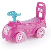 Dolu Oyuncak Unicorn Bin Git Araba, Pembe, 1+ Yaş, Kornalı, Telefonlu, Bagajlı