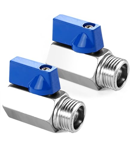 2er Set Mini-Kugelhahn 1/2″ NPT Innen-/Außengewi Produktbild-Vorschau 2