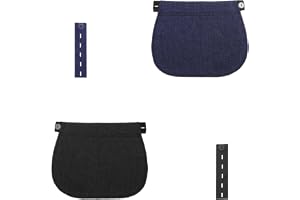 KQDRAVINE 4 stycken byxbyxförlängning, elastisk byxknopp, förlängning för kvinnor och män, byxförlängning graviditet för mammabyxor, jeans, viktfluktuationer och tidig graviditet