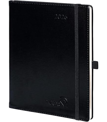 Agenda 2025 2026 Journalier A5 - Planner Scolaire Août 2025 à Juillet 2026 Bordeaux Couverture PU Spirale
