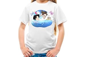 MAGLIERIA CONFORTI Estate 2021 novità Maglietta Youtuber Fumetto Lui Bambino e Sofi Bambina al Mare 100% Cotone Unisex