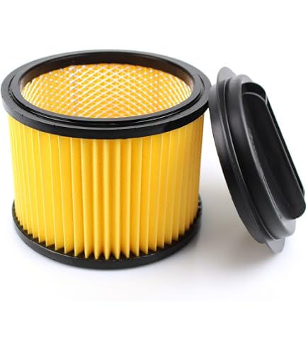 Vhbw Filtro Pieghettato Per Aspirapolvere Compatibile Einhell AS 1100 E Altri - Giallo