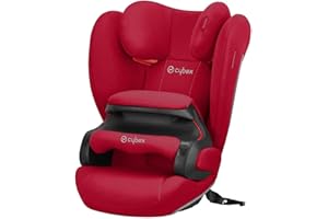 Cybex Silver Seggiolino per bambini, seggiolino auto per bambini, Pallas B-Fix, per auto con o senza ISOFIX, gruppo 1/2/3 (9 - 36 kg), da 9 mesi a 12 anni ca.; dynamic red