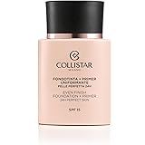 Collistar 2 in 1 Fondotinta + Primer ad azione Uniformante SPF 15 n. 3 Sabbia | Texture cremosa | Alta coprenza | Per tutti i