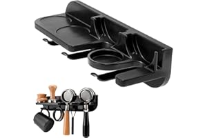 FIRULAB Soporte del Soporte del café, colgadora Mango portafilter multifunción, Soporte portafiltro la Pared la Pared café 51 54 58 mm