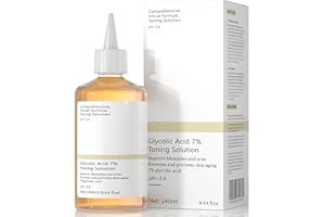 RORAEM Glycolic Acid Toner: 240ml Glycolic Acid for Blemishes Poren Verkleinern Hydrates Reduces Skin Blemishes for Combination Oily Skin