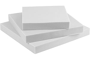 SEEBAUER living Espuma Light RG 26/40 (Firme Media) Colchón Sofá Cojines Tela de Tapicería (60 x 40 x 5 cm)