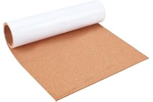 BENECREAT 30 x 60 cm självhäftande korkrulle, 3 mm tjock korkmatta med starkt lim för väggdekoration, fest och gör-det-själv