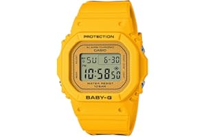 Casio Damski cyfrowy zegarek kwarcowy z plastikowym paskiem BGD-565SLC-9ER, Brązowy, BGD-565SLC-9ER-AMZUK