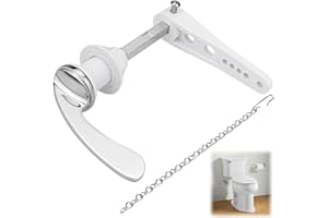 ESTEOPT Alloy Toilet Flush Handle Replacement - Universal Lever for Cistern Tank With Chain