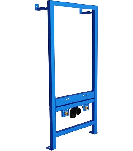 Coppia Staffe Universali In Acciaio Zincato Per WC E Bidet Sospesi, Made In Italy, Carico Oltre 400 Kg