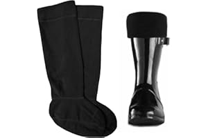 989ZÉ ENZO Chaussettes thermiques en polaire pour bottes en caoutchouc pour femme Taille unique 37-40