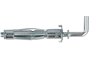 MASIDEF Chevilles en acier expansé avec crochet moyen pour plaques de plâtre 10 x 50-6 pcs.