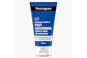 Neutrogena Formula Norvegese Crema Mani Assorbimento Rapido, Crema mani riparatrice con Glicerina e Vitamina E, Crema mani secche e screpolate dalla texture leggera ad assorbimento rapido, 75 ml