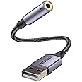 MOSWAG Adattatore audio da USB a jack da 3,5 mm