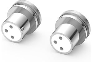 Tertullus 2 Sztuki XLR Zaślepki Rodowane Żeńskie Cap Ochronna Czapki (Rodowane, Żeńskie)