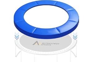 ULTRAPOWER SPORTS Cojín de Protección de Trampolín Ø 244 305 366 396 397 400 426 427 430 cm Cojín de Seguridad Repuesto Protector Cama Elastica Funda Protectora para Cama Elástica Resistente a los Rayos UV Antidesgarro