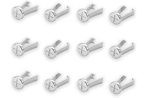 HOODIE CHARMS® Officiella extra klämmor – paket med 12 metallklämmor (6 par) – ersättningsklämmor för huvtröja berlocker – pa