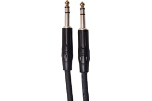 Bajaao TRS to TRS Balanced Cable for Speaker, Amplifier - Black