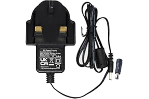 Security-01 AC to DC 12V 1.5A Power Adapter Supply, Plug UK 3.5mm x 1.35mm with 5.5mm x 2.1mm Tip, for CCTV Cameras