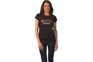 UNKNOWN Générique LED Zeppelin T-Shirt - Logo and Symbol Femme Noir