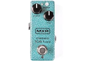 MXR M 296 Classic 108 Fuzz Mini (Effekt Pedal im MXR mini housing & Fuzz Face Hammertone Finish) Türkis
