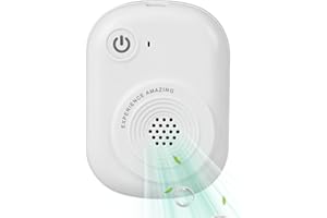 CLENDOR Mini Désodorisant Frigo, Purificateur Stérilisateur d'Air, Générateur Ozone, Destructeur Odeurs, Anti Bactéries, Clip de fixation, USB, pour Maison, Animaux, Placard, réfrigérateur, voiture