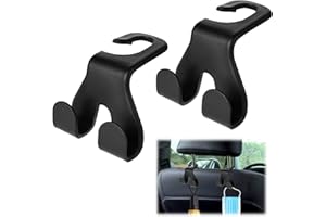 Mabor Wieszak na torebkę na zagłówek samochodowy, wieszak, torebka, siedzenie, torba samochodowa, haczyki, organizer do przechowywania w samochodzie, do torebki, płaszczy, ubrań, toreb na zakupy