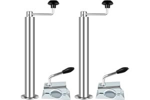 kefflum Supports de stationnement de Soutien de remorque de 2 Morceaux Comprenant Le Support et Le Support de Bride pour la remorque de Voiture