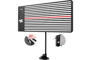 Fly5D Lampe de débosselage, Panneau réflecteur pour Le débosselage de Voiture, Lampe USB LED PDR pour Le débosselage de Voiture avec Batterie Rechargeable 18650 pour Le débosselage sans Peinture