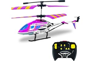 YongnKids Remote Control Helicopter, Helicopter Toy for Boys Girls, 3.5 CH & Gyroscope & LED Lights Indoor Games Easy to Control for Beginner, Rc Helicopter for Kids Christmas Birthday Gifts (Purple)