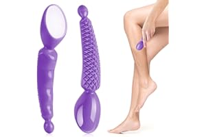 WT WISDOM TOGETHER Crystal Haarentferner, Nano Hair Eraser Remover für Damen und Herren, Einfach zu Greifender Epilierer für Körper Beine Arme Rücken Peeling - Lila