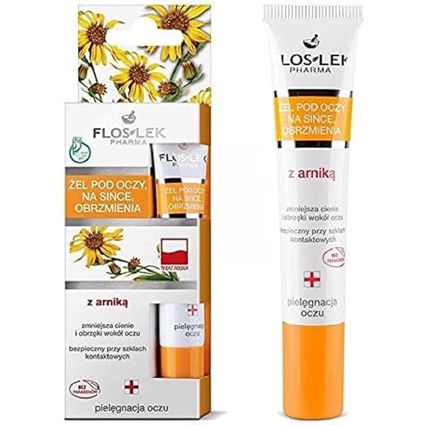 Floslek Pharma Augen- Und Unteraugen-Gel Mit Augentrost & Gurke – 15 Ml, Gegen Schwellungen & Dunkle Ringe