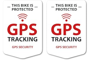 GPS spårningsdekal cykel klistermärke 2 stycken cykelklistermärken väderbeständigt UV-resistent