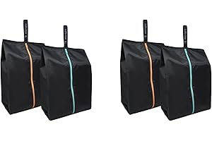 ECO RIGHT EcoRight Housse Chaussure | Lot de 2 Sacs à Chaussures de Voyage et Sport | Hydrofuge et léger | Plastique Recyclé Sac | Sac à Bagages et Organisateur pour Hommes et Femmes