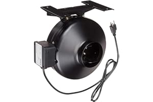 neverest® RV-B 160 mm Ventilatore di Ventilazione Grado Professionale Condotto Riscaldamento Raffreddamento Scarico Ingresso Tende da Coltivazione Idroponica