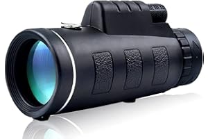 GENERIC P&C 10x42 HD Monocular with Full Optical Prism and Dual Focus Telescope, Waterproof, Portable Spotting Scopes for Bird watching