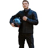 Scudo Vivaldi 4 Seasons Men's Motorcycle Jacket Black