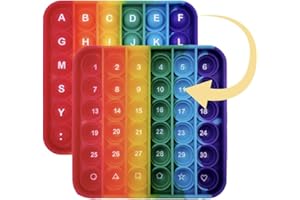 FIDGETARIAN Pop it Fidget Toy - Push Pop it Antiestres Niños - Push Pop Bubble Fidget Juguetes Antiestres - Sensorial Herramientas Para Aliviar el Estrés Para Niños y Adultos - Set Morado-Naranja-Blanco