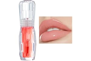 GL-Turelifes Lip Plumper Gloss Couleur Légère Rouge à Lèvres, Baume à Lèvres Repulpant Traitement - Brillant à Lèvres Clair - Renforcer les Lèvres Hydratées, Hydrater (#2)
