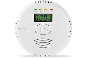 Carbon Monoxide Detectors Battery Powered, AGSMXSYG Carbon Monoxide Alarm with Digital Display, CO Detector Alarms Monitor Battery Operated for Home,RV & Kitchen