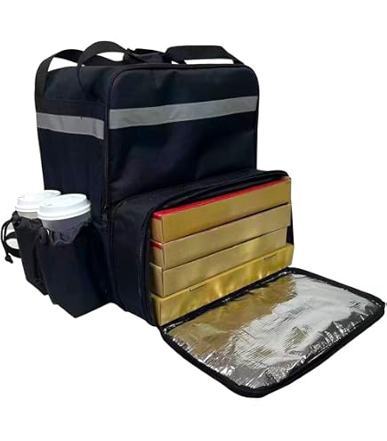 92L Heavy Duty Motorcycle Delivery Box - Insulated Pizza Bag For Bike & Scooter Delivery